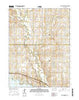 Glen Elder North Kansas Current topographic map, 1:24000 scale, 7.5 X 7.5 Minute, Year 2015