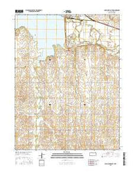 Glen Elder South Kansas Current topographic map, 1:24000 scale, 7.5 X 7.5 Minute, Year 2015