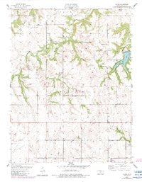 Globe Kansas Historical topographic map, 1:24000 scale, 7.5 X 7.5 Minute, Year 1955
