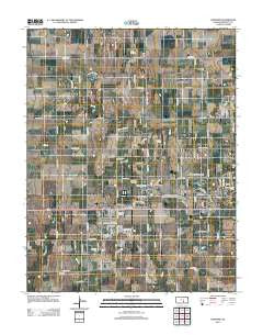 Goddard Kansas Historical topographic map, 1:24000 scale, 7.5 X 7.5 Minute, Year 2012