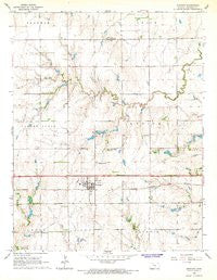 Goddard Kansas Historical topographic map, 1:24000 scale, 7.5 X 7.5 Minute, Year 1965