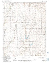 Goessel Kansas Historical topographic map, 1:24000 scale, 7.5 X 7.5 Minute, Year 1989