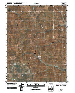 Goff Kansas Historical topographic map, 1:24000 scale, 7.5 X 7.5 Minute, Year 2009