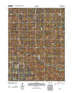 Goff Kansas Historical topographic map, 1:24000 scale, 7.5 X 7.5 Minute, Year 2012
