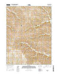 Goff Kansas Current topographic map, 1:24000 scale, 7.5 X 7.5 Minute, Year 2015