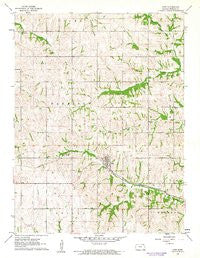 Goff Kansas Historical topographic map, 1:24000 scale, 7.5 X 7.5 Minute, Year 1961
