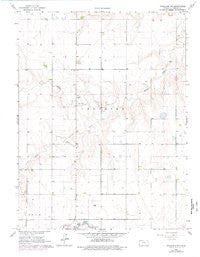 Goodland NW Kansas Historical topographic map, 1:24000 scale, 7.5 X 7.5 Minute, Year 1966