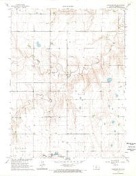 Goodland NW Kansas Historical topographic map, 1:24000 scale, 7.5 X 7.5 Minute, Year 1966
