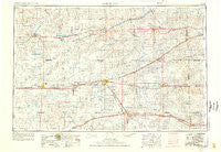 Goodland Kansas Historical topographic map, 1:250000 scale, 1 X 2 Degree, Year 1954