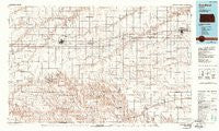 Goodland Kansas Historical topographic map, 1:100000 scale, 30 X 60 Minute, Year 1985