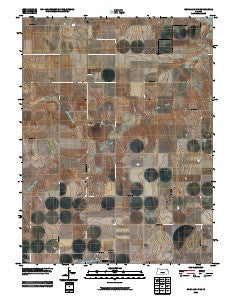 Goodland NW Kansas Historical topographic map, 1:24000 scale, 7.5 X 7.5 Minute, Year 2009