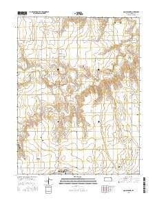 Goodland NW Kansas Current topographic map, 1:24000 scale, 7.5 X 7.5 Minute, Year 2015