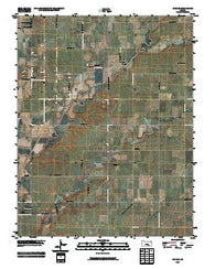 Gordon Kansas Historical topographic map, 1:24000 scale, 7.5 X 7.5 Minute, Year 2009