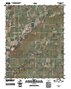 Gordon Kansas Historical topographic map, 1:24000 scale, 7.5 X 7.5 Minute, Year 2009