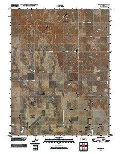 Gorham Kansas Historical topographic map, 1:24000 scale, 7.5 X 7.5 Minute, Year 2010