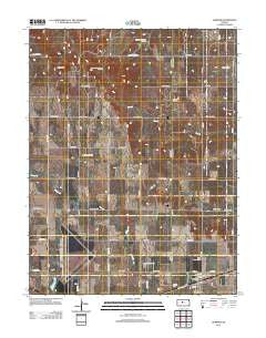 Gorham Kansas Historical topographic map, 1:24000 scale, 7.5 X 7.5 Minute, Year 2012