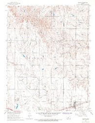 Gorham Kansas Historical topographic map, 1:24000 scale, 7.5 X 7.5 Minute, Year 1967