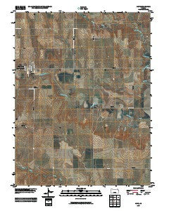 Gove Kansas Historical topographic map, 1:24000 scale, 7.5 X 7.5 Minute, Year 2009