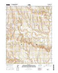 Gove Kansas Current topographic map, 1:24000 scale, 7.5 X 7.5 Minute, Year 2015