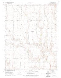Gove SE Kansas Historical topographic map, 1:24000 scale, 7.5 X 7.5 Minute, Year 1974