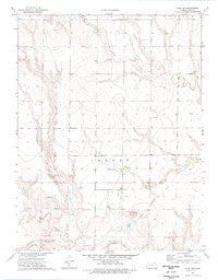 Gove SW Kansas Historical topographic map, 1:24000 scale, 7.5 X 7.5 Minute, Year 1974