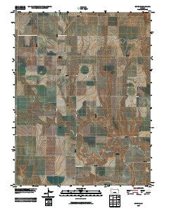 Gove SE Kansas Historical topographic map, 1:24000 scale, 7.5 X 7.5 Minute, Year 2009