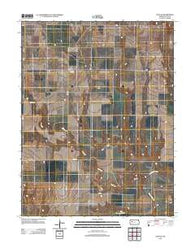 Gove SE Kansas Historical topographic map, 1:24000 scale, 7.5 X 7.5 Minute, Year 2012