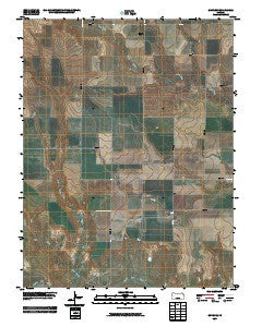Gove SW Kansas Historical topographic map, 1:24000 scale, 7.5 X 7.5 Minute, Year 2009