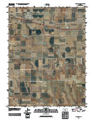 Grainfield Kansas Historical topographic map, 1:24000 scale, 7.5 X 7.5 Minute, Year 2009