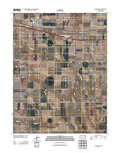 Grainfield Kansas Historical topographic map, 1:24000 scale, 7.5 X 7.5 Minute, Year 2012