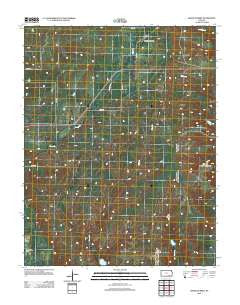 Grand Summit Kansas Historical topographic map, 1:24000 scale, 7.5 X 7.5 Minute, Year 2012