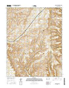 Grand Summit Kansas Current topographic map, 1:24000 scale, 7.5 X 7.5 Minute, Year 2015