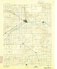 Great Bend Kansas Historical topographic map, 1:125000 scale, 30 X 30 Minute, Year 1893