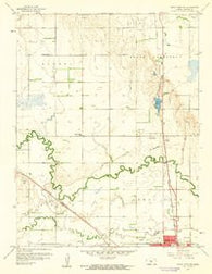 Great Bend NE Kansas Historical topographic map, 1:24000 scale, 7.5 X 7.5 Minute, Year 1959
