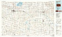 Great Bend Kansas Historical topographic map, 1:100000 scale, 30 X 60 Minute, Year 1985