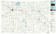 Great Bend Kansas Historical topographic map, 1:100000 scale, 30 X 60 Minute, Year 1985