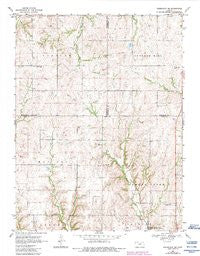 Greenleaf SE Kansas Historical topographic map, 1:24000 scale, 7.5 X 7.5 Minute, Year 1968