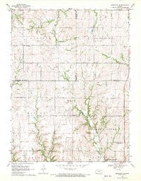 Greenleaf SE Kansas Historical topographic map, 1:24000 scale, 7.5 X 7.5 Minute, Year 1968