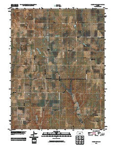 Greenleaf SE Kansas Historical topographic map, 1:24000 scale, 7.5 X 7.5 Minute, Year 2009