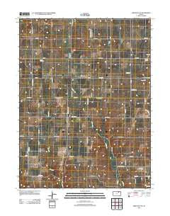 Greenleaf SE Kansas Historical topographic map, 1:24000 scale, 7.5 X 7.5 Minute, Year 2012