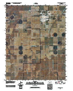 Greensburg Kansas Historical topographic map, 1:24000 scale, 7.5 X 7.5 Minute, Year 2009