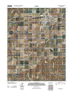 Greensburg Kansas Historical topographic map, 1:24000 scale, 7.5 X 7.5 Minute, Year 2012