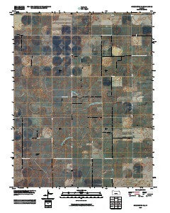 Greensburg NE Kansas Historical topographic map, 1:24000 scale, 7.5 X 7.5 Minute, Year 2009