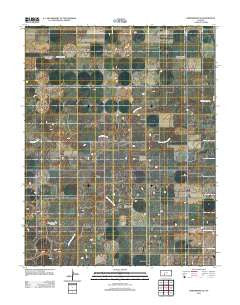 Greensburg NE Kansas Historical topographic map, 1:24000 scale, 7.5 X 7.5 Minute, Year 2012