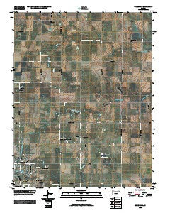 Greenwich Kansas Historical topographic map, 1:24000 scale, 7.5 X 7.5 Minute, Year 2009