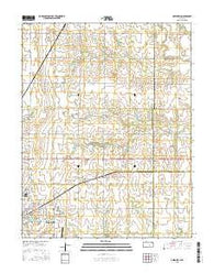 Greenwich Kansas Current topographic map, 1:24000 scale, 7.5 X 7.5 Minute, Year 2015