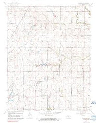 Greenwich Kansas Historical topographic map, 1:24000 scale, 7.5 X 7.5 Minute, Year 1960