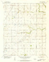 Greenwich Kansas Historical topographic map, 1:24000 scale, 7.5 X 7.5 Minute, Year 1955