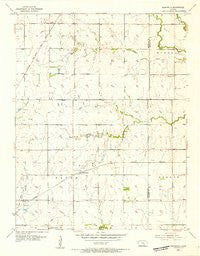 Greenwich Kansas Historical topographic map, 1:24000 scale, 7.5 X 7.5 Minute, Year 1955