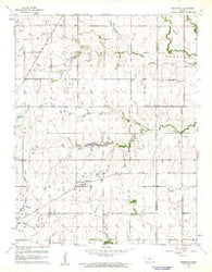 Greenwich Kansas Historical topographic map, 1:24000 scale, 7.5 X 7.5 Minute, Year 1960